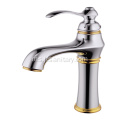 Single-tuil Basin Sink Faucet Tap Brass Chrome